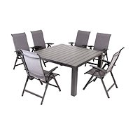 DOPPLER Garden furniture set PRATO YELMO Alu 6+1 - Garden Furniture