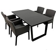 DOPPLER Luxury garden set LIVORNO TOMBOLO 4+1 - Garden Furniture