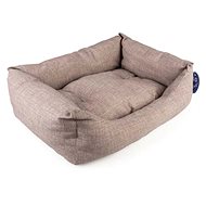DUVO+ Comfortable dog bed 70×60×18cm chestnut brown - Pet Bed
