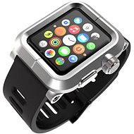 Lunatik EPIK for Apple Watch 1 Series 42mm (Silver Aluminum / Black Silicone) - Case