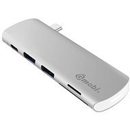 Gmobi USB-C Hub GN21E Silver - Port replikátor