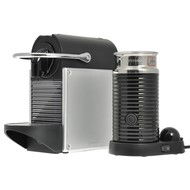 NESPRESSO De´Longhi Pixie&Milk EN125.SAE silver color - Coffee Pod Machine