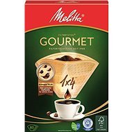 Melitta Filtre 1×4/80 GOURMET hnedé - Filter na kávu