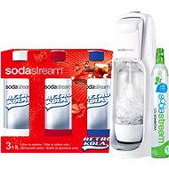 Jet SodaStream SodaStream Tripack white + 1 liter Retro Wheels - SodaStream