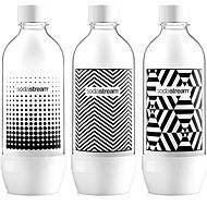 SodaStream - Fľaša, Trojbalenie, 1 l, biela a čierna - Sodastream fľaša
