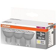 Osram Base 4,8 W GU10 2700K set 3ks - LED žiarovka