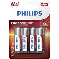 Philips LR6P4B 4 Pack - Disposable Battery