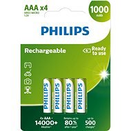 Philips R03B4RTU10 4pcs - Rechargeable Battery