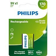 Philips 9VB1A17 1 unit per package - Rechargeable Battery