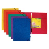 HIT OFFICE A4 Prešpán 253 + Rubber Band (á 20pcs) - Dark Blue - Document Folder