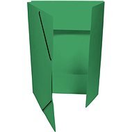HIT OFFICE A4 Prešpán 253 + Rubber Band (á 20pcs) - Dark Green - Document Folders