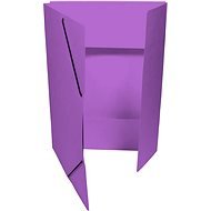 HIT OFFICE A4 Pressboard 253 + Rubber Band (á 20pcs) - Purple - Document Folders