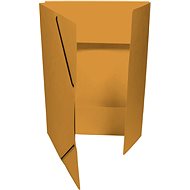 HIT OFFICE A4 Pressboard 253 + Rubber Band (á 20pcs) - Orange - Document Folder