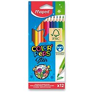 Crayon Maped Color Peps 12 colors threesided - Coloured Pencils