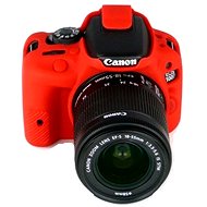 Easy Cover Reflex Silic for Canon 100D red - Camera Case