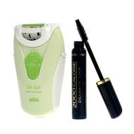 BRAUN 3170 Silk épil SoftPerfection + Max Factor mascara - Epilator