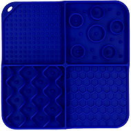 Eat Slow Live Longer Rectangle Blue - Lick Mat