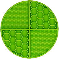 Eat Slow Live Longer Circle green - Lick Mat