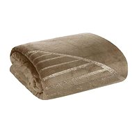 Eurofirany Microfiber blanket Ginko3 150 × 200 cm, beige - Blanket