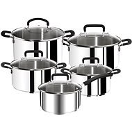 Set of cookware Tefal Pro Series 10 pcs stainless steel - Cookware Set