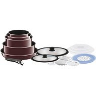 Set of cookware Tefal Ingenio, 17 pcs enamel pot pans - Pot Set