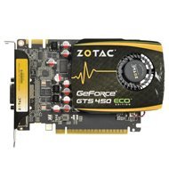 ZOTAC GeForce GTS 450 1GB DDR3 Eco Edition - Graphics Card