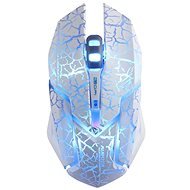 E-Blue Auroza Gaming, biela - Herná myš