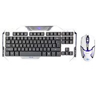 E-Blue Auroza White - Keyboard and Mouse Set