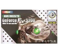 ASUS AGP-V9520TD 128MB, NVIDIA GeForce FX-5200 AGP8x DVI - Graphics Card