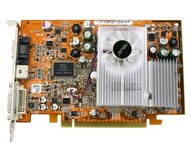 ASUS AX600XT/HTVD 128MB, ATI Radeon X600XT PCIe x16 VIVO DVI - Graphics Card