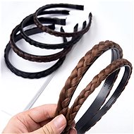 GFT Headband with braid brown - Hairband