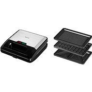 ECG S 3173 3-in-1 Triangle - Sandwich Maker