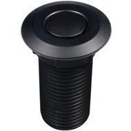 ECOMASTER single pneumatic button round, matt black - Gastro Equipment