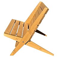 EcoFurn Granny Wooden folding garden chair for 2 persons, pine, natural oil - Garden Chair