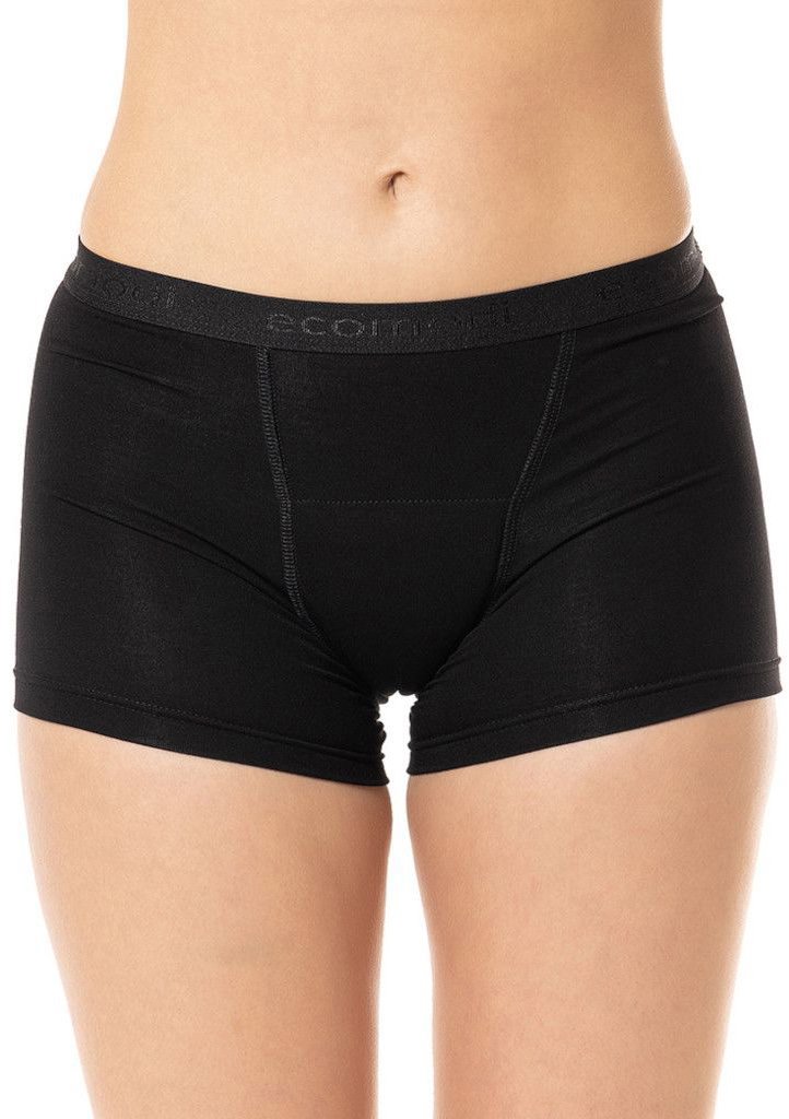 Ecomodi Menstrual panties black, leg, suction class medium L - Menstruation Underwear
