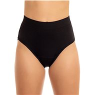 Ecomodi Menstrual panties black, extra high, suction class extra thick XL - Menstruation Underwear