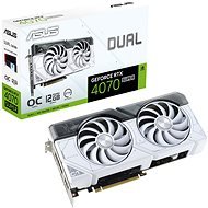 ASUS DUAL GeForce RTX 4070 SUPER O12G WHITE - Graphics Card