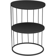 Atmosphera Kobu coffee table, 36 cm, round, black - Side Table
