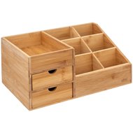 5five Simply Smart Cosmetic Organiser, bamboo, 3 drawers - Makeup Organiser