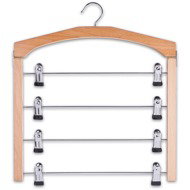 Zeller Holder for skirts, dresses, 4 hangers - Hanger