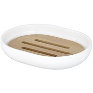 Wenko White Posa soap dish, 12 × 2.5 × 9 cm - Soap Dish