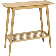 Wenko Bamboo console with shelf, 80 × 76 × 30 cm, Kona - Side Table