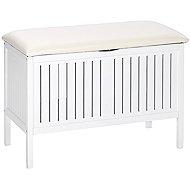 Wenko Bathroom stool Oslo, 2in1 laundry basket - Laundry Basket