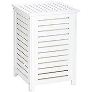 Wenko Bathroom stool Oslo, laundry basket - Laundry Basket