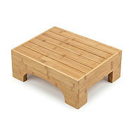 Edaxo Bamboo stool Modo, footstool 40 × 30 × 15 cm - Stool