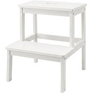NUXIO Bamboo step stool Krok, height 46 cm, white - Stool