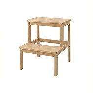 NUXIO Bamboo step stool Krok, height 46 cm, natural - Stool