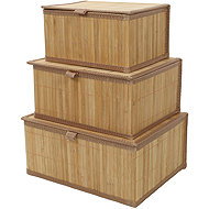 BOXIMO Sada úložných košů v třech rozměrech Tilva béžová - Storage Box