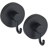 Wenko Sada koupelnových háčků, 2 ks, Vacuum-Loc, černé - Bathroom Hook