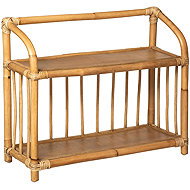Atmosphera for kids Ratanová knihovna, 2 patra, 60 × 20 × 50 cm - Bookshelf